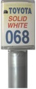 TOYOTA 068 SOLID WHITE LAKIER SAMOCHODOWY ZAPRAWKA DO RYS 10 ML ARASYSTEM
