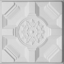 БЕЛЫЕ ПОТОЛОЧНЫЕ КАССЕТЫ 3D ПЕНА - ПАНЕЛИ D46 def.