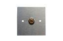 Кнопка звонка для домофона Steel LED 9 12 24 230В 10х10 INOX нерж.