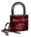Замок Love Padlock 40 мм, Подарок, ДЕНЬ ВАЛЕНТИНА, гравировка