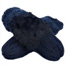 ПЕРЧАТКИ С ОДНИМ ПАЛЬЦЕМ ШЕРСТЬ МЕХ GRANA UNI