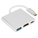 Переходник USB 3.1 Type C на HDMI + USB 3.0 + USB C 4K