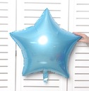 Голубая звезда с неба Фольгированный шар-звезда S18