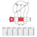 Скоба Скоба Omega 2 T 1/2 С ЗАЩИТОЙ