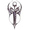 Тату-палочка Дракон Ручка КИТАЙСКИЙ ТОТЕМ M216