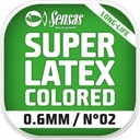 SENSAS AMORTYZATOR ,GUMA SUPER LATEX COLORED 0,6mm