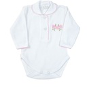 БОДИ FORMULA С ДЛИННЫМИ РУКАВАМИ И ВЫШИВКОЙ 86