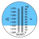 Refraktometr Miernik pomiaru Zasolenia Wody Salimetr 0-10% Sól gęstość SG