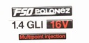 НАКЛЕЙКА ЭМБЛЕМЫ FSO POLONEZ ROVER 1.4 GLI 16V