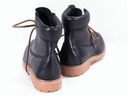 Черные мужские кожаные ботинки, размер 41, СКИДКА!