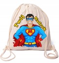 Хлопковая сумка-рюкзак с собственным принтом