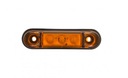 Bočné obrysové svietidlo oranžové LED Obrys SLIM MALÁ LD 2439 12/24V Výrobca dielov Horpol