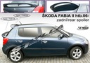 Спойлер спойлер на Skoda Fabia hb MK2 2006 - 2 вида