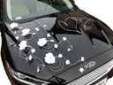 Украшение автомобиля свадебное украшение автомобиля лепестками