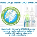 Dr Brown's Butelka Antykolkowa Wąska Options 250ml Pojemność 250 ml