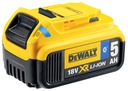 Аккумулятор DeWALT DCB184B 18 В, литий-ионный, 5 Ач, BLUETOOTH