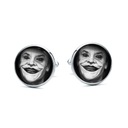 Запонки с изображением Джокера и Бэтмена