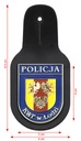 Garnizonówka KWP KPP OPP Odznaka Policja Waga produktu z opakowaniem jednostkowym 0.1 kg
