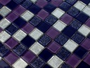 Sklenená mozaika fialová AMETYST , dekor , dlaždice Povrch lesklý
