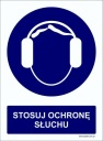 ЗНАК Использовать средства защиты органов слуха Знак охраны труда и техники безопасности
