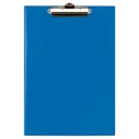 Доска с клипсой, планшет, одинарный блокнот, ПВХ Трес А4, синяя