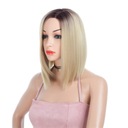 BLONDE WIG короткие прямые волосы OMBRE + БЕСПЛАТНО