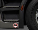 Наклейка на обувь для грузовиков и автобусов «KEEP CLEAN»