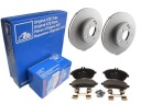 ПЕРЕДНИЕ ДИСКИ + КОЛОДКИ ATE MERCEDES C W204 E W212