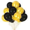 Черные и золотые воздушные шары. Большие 50 шт., прочные 11 дюймов 062
