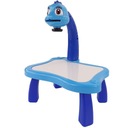 PROJEKTOR A DINOSZAURUSZ RAJZOLÁSÁNAK MEGTANULÁSÁHOZ A LÁBAKON + DIA FILCTOLL Szín kék