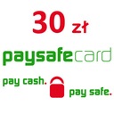 PaySafeCard 30 злотых PSC PIN-код Карта кошелька 30 злотых