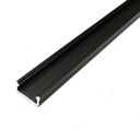 Profil aluminiowy D 1m do taśma led czarny
