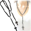 ДЕРЕВЯННЫЕ ЧЕТКИ ОЖЕРЕЛЬЕ КРЕСТ B