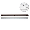 Оконный дефлектор Press Vent, ТЕМНО-КОРИЧНЕВЫЙ/БЕЛЫЙ