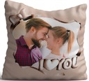 ФОТО ПОДУШКА с ФОТО ПОДАРОК ​​НА ДЕНЬ ВАЛЕНТИНА 40х40