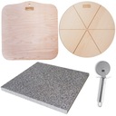 ПИЦЦА КАМЕНЬ 35х35 VIAGGIO + ДОСКА + ЛОПАТЕЛЯ + НОЖ