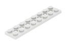 Тарелка LEGO 2x8 белая 4527945 3738 для WeDO 9580