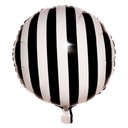 Полосатый шар. Элегантный воздушный шар на день рождения или свадьбу.