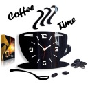 Настенные кухонные часы CUP 3D EFFECT 12 ЦВЕТОВ