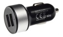 Универсальное зарядное устройство 5В 2xUSB 2.1А 12/24В LED