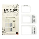 Адаптер для SIM-карты мини-микроключ 4 в 1 белый Noosa