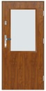 Drzwi zewnętrzne 55 mm LR-01 Z SZYBĄ ZŁOTY DĄB 80P