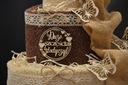 Torta z uterákov Výročie svadby 20 30 40 50 60 70 Farba béžová