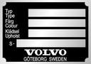 Наклейка для замены шильдика Volvo