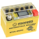 ГЕЛЕВЫЙ АККУМУЛЯТОР LCD MTX4L-BS YTX4L-BS 4 Ач MORETTI