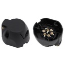 GNIAZDO ELEKTRYCZNE 7 PIN 12V PLASTIK GE7P