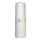 БОЛЬШАЯ ЦИЛИНДРОВАЯ СВЕЧА 6,5 X 20 см БЕЛАЯ СВЕЧА 100H