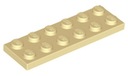 LEGO Тарелка - тарелка 2х6 (3795) песочная 10 шт.