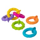 Прорезыватели PIPSQUIGZ RINGLETS BOBO SUCTION CUP RINGS soft INFANT цвет