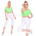 3/4 КРУЖЕВНЫЕ ЛЕГГИНСЫ ЛЕОПАРД БЕЛЫЙ L LPL3/4